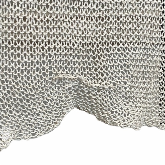 Free People Lace Tunic, XS, cream colored. Oversized, high-low hem. - Picture 6 of 9